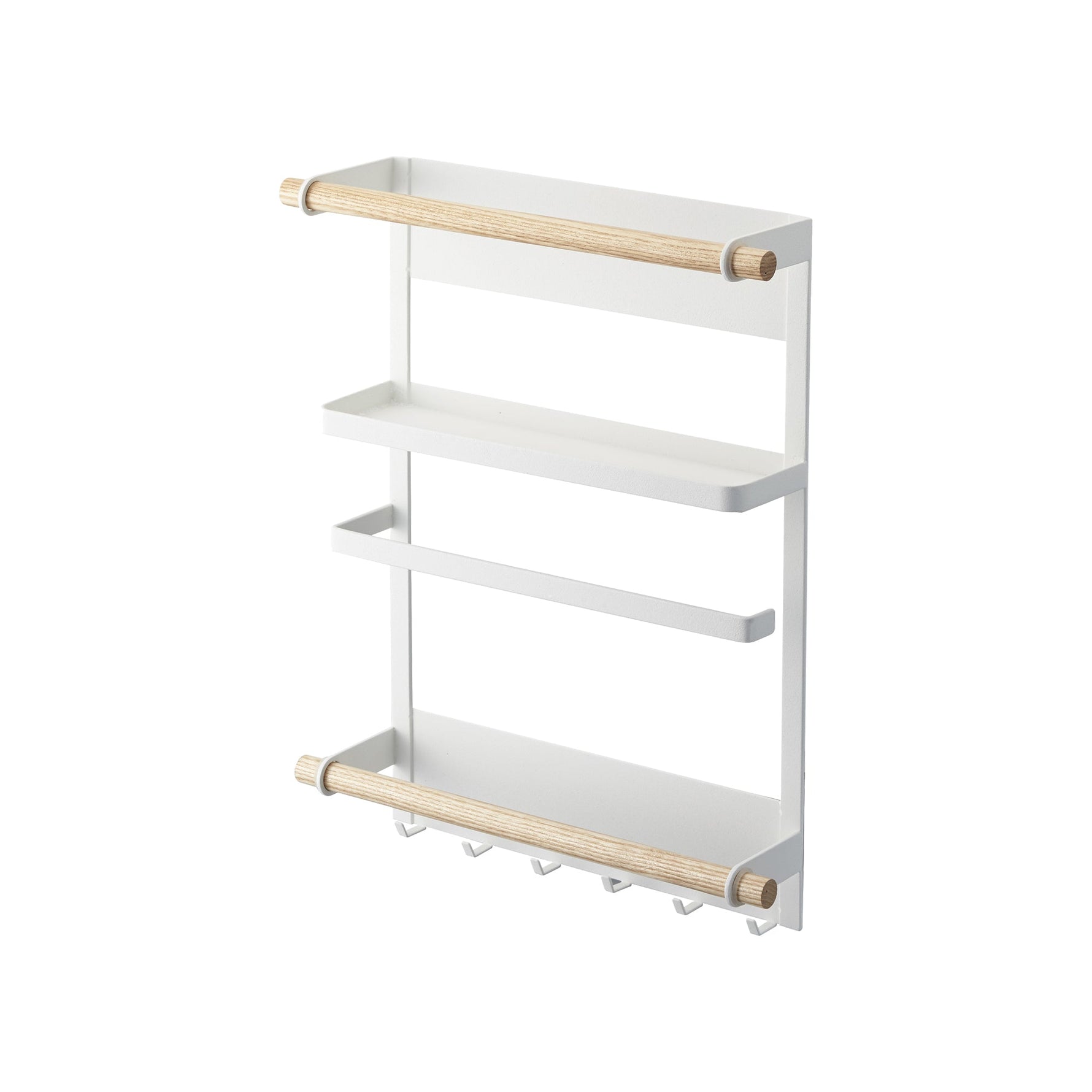 Magnetic Kitchen Organizer - Steel + Wood - By Baano