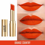 Lakme Absolute Matte Ultimate Lip Color with Argan Oil - Orange Country