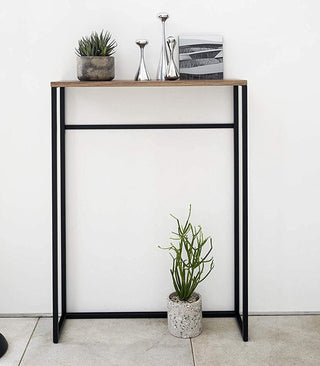 Narrow Entryway Console Table (32" H)  - Steel - By Baano
