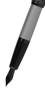 Bailey™ Matte Gray Lacquer Stainless Steel Extra-Fine Nib Fountain Pen - By Baano