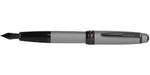 Bailey™ Matte Gray Lacquer Stainless Steel Extra-Fine Nib Fountain Pen - By Baano