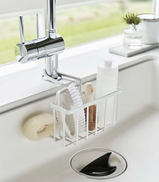 Faucet-Hanging Sponge Caddy - Steel - By Baano
