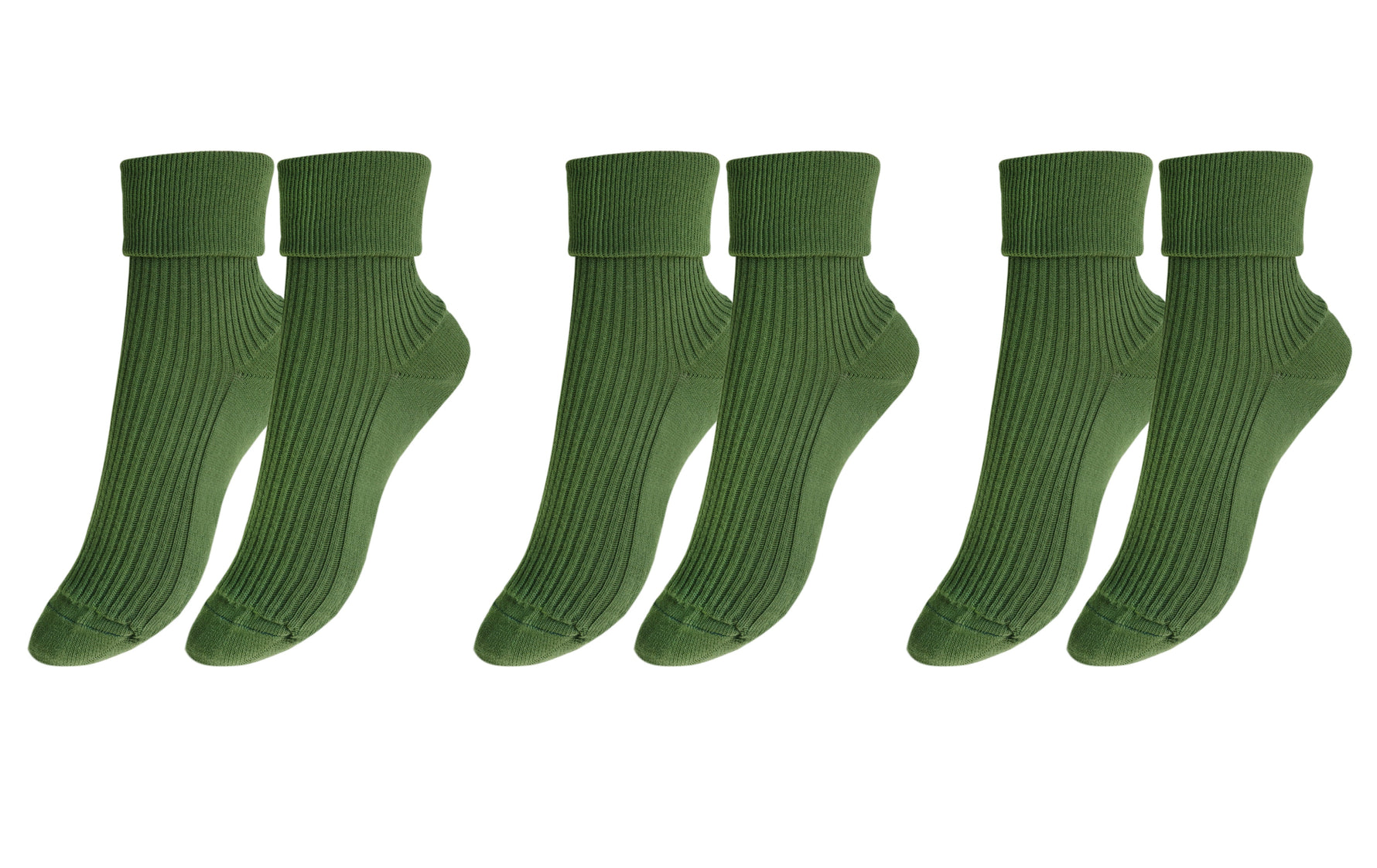 tittimitti® 100% Organic Combed Cotton Luxury Women's Socks 3-Pack. Made in Italy.