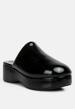 Olori Solid Platform Slip On Mules