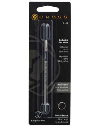 Ballpoint Pen Refill - Black - Broad - Single Pack - By Baano