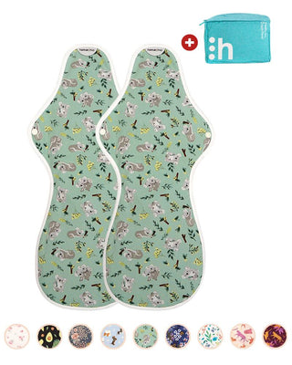 Organic Reusable Pads - 2 Super Ultra Pads The Brand hannah