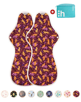 Organic Reusable Pads - 2 Super Ultra Pads The Brand hannah