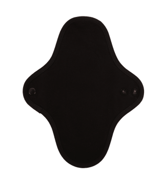Organic Reusable Pads - 3 Pantyliners in Black The Brand hannah