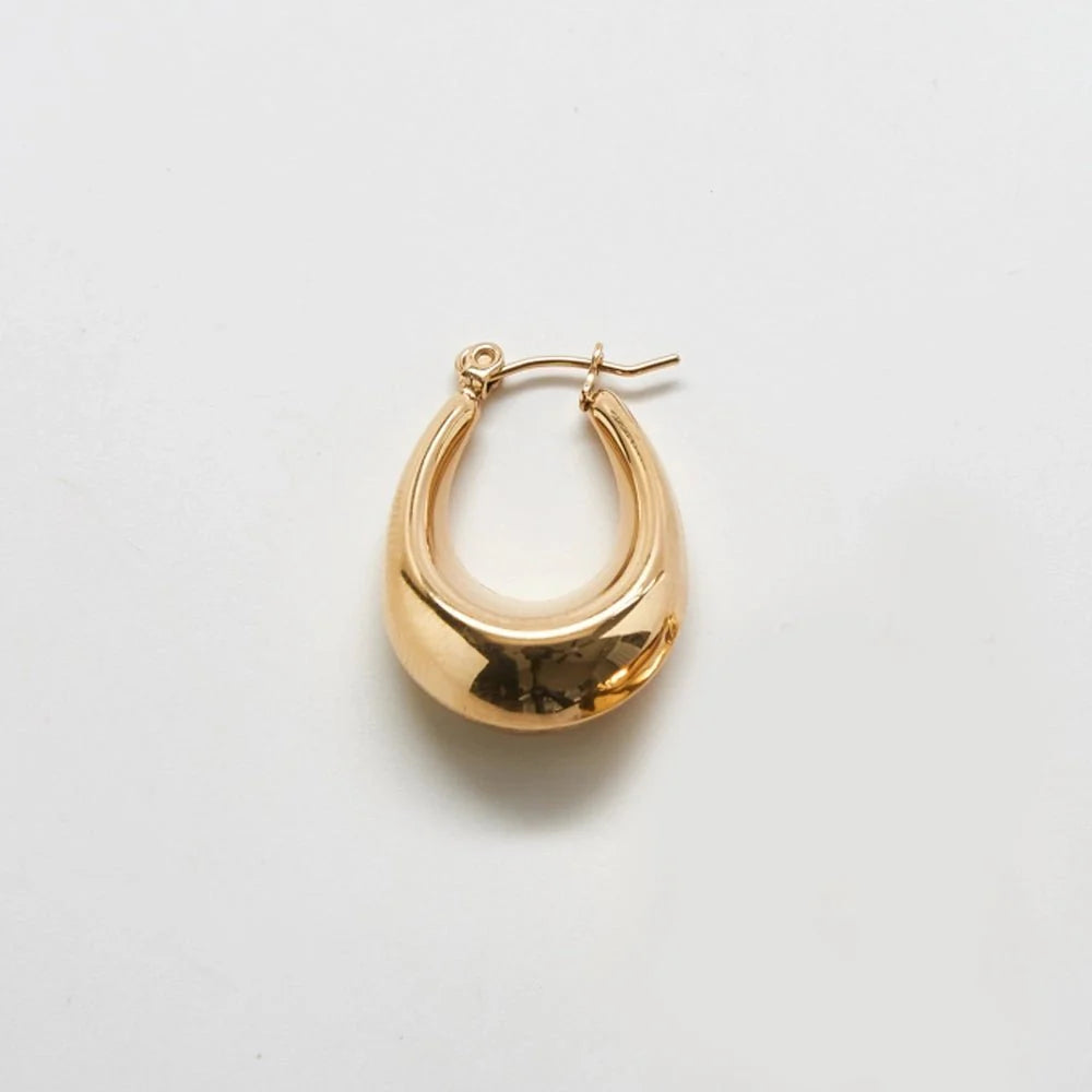 Oval Hoop Earrings