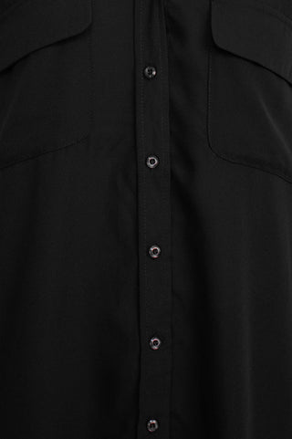 M Magaschoni Collar Neck Long Sleeves Front Button Detail Top - Glamourous Grace