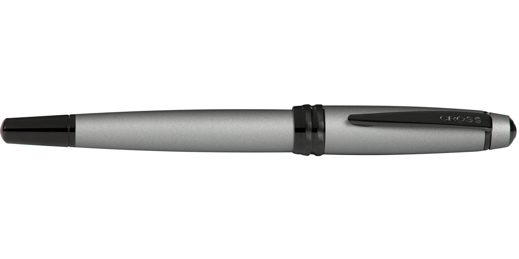 Bailey™ Matte Gray Lacquer Stainless Steel Medium Nib Fountain Pen - By Baano