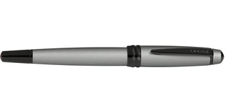 Bailey™ Matte Gray Lacquer Stainless Steel Fine Nib Fountain Pen - By Baano