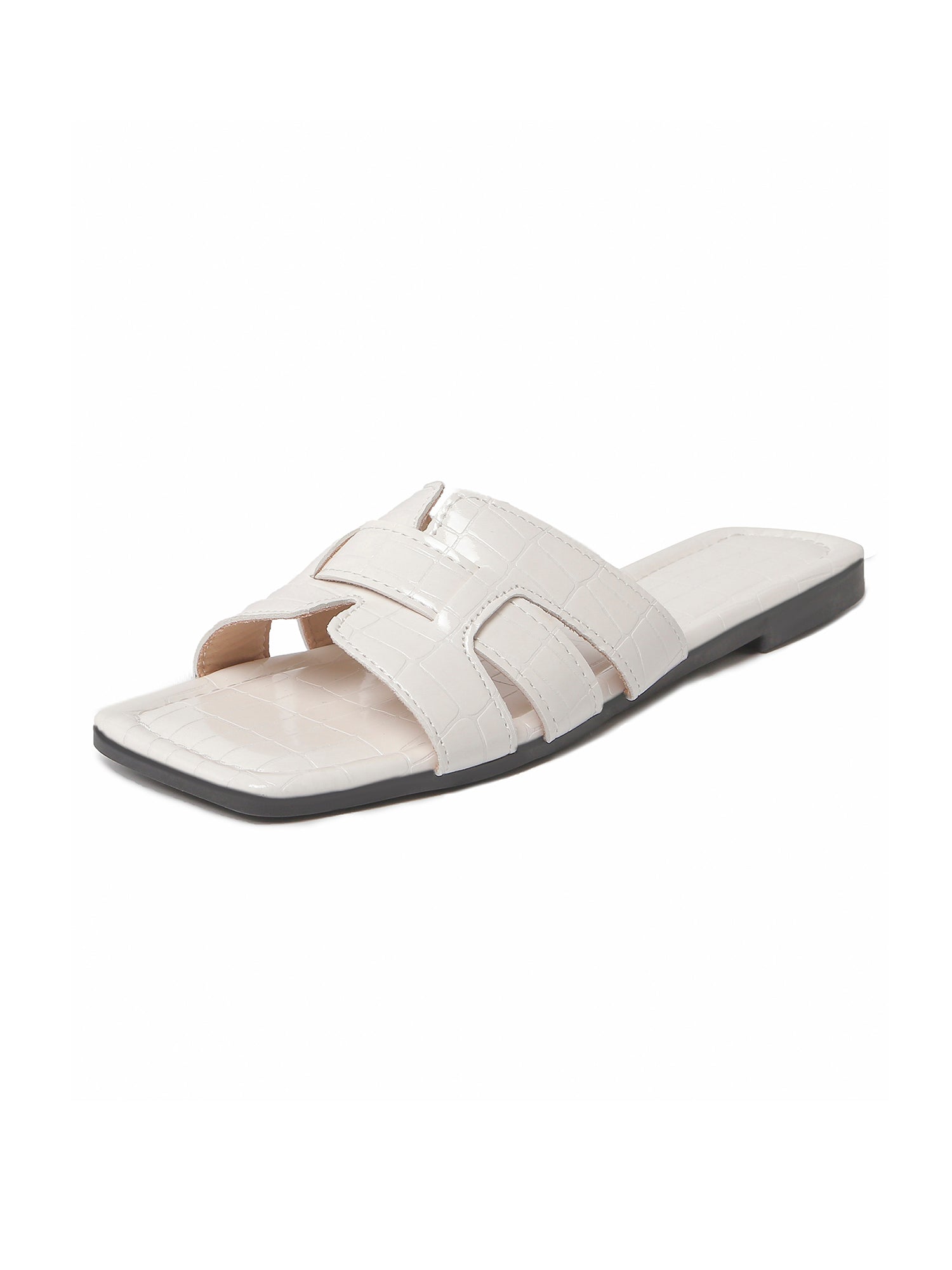 Paloma | White Croc