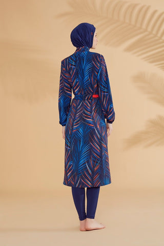 Woven Navy Burkini Modest Swimwear M2305 - By Baano
