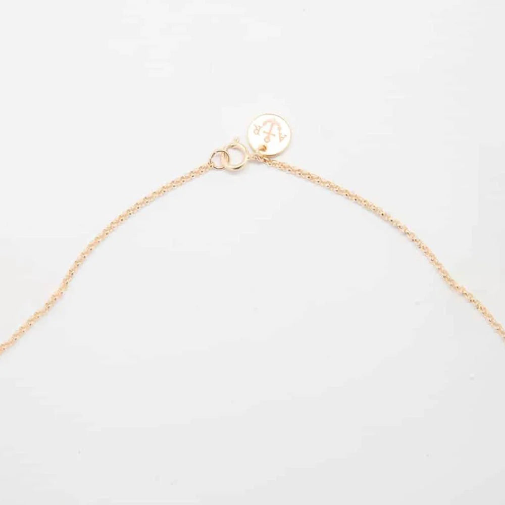 Pavé Crescent Moon Necklace