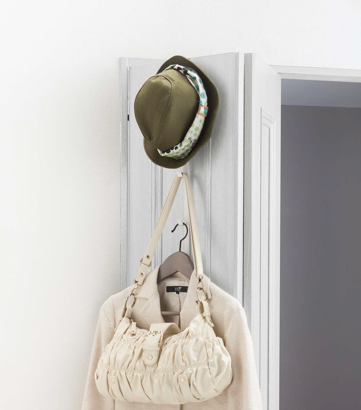 Over-the-Door Vertical Hooks - Steel Yamazaki Home