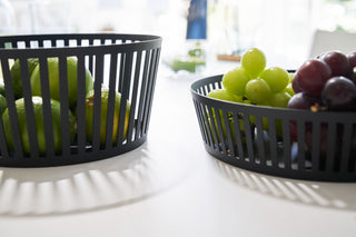 Fruit Basket - Tall - Steel - By Baano