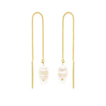 Pearl Threader Earrings