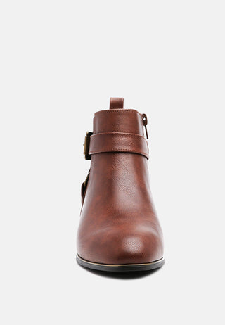 Pectra Buckled Chelsea Boots