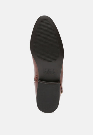 Pectra Buckled Chelsea Boots