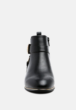 Pectra Buckled Chelsea Boots