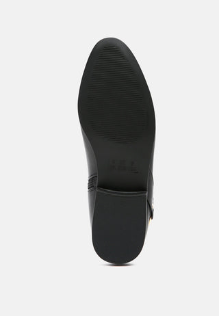 Pectra Buckled Chelsea Boots