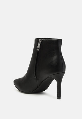 penelope solid pointed toe ankle boots