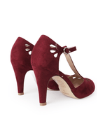 Pepper | Burgundy Suede