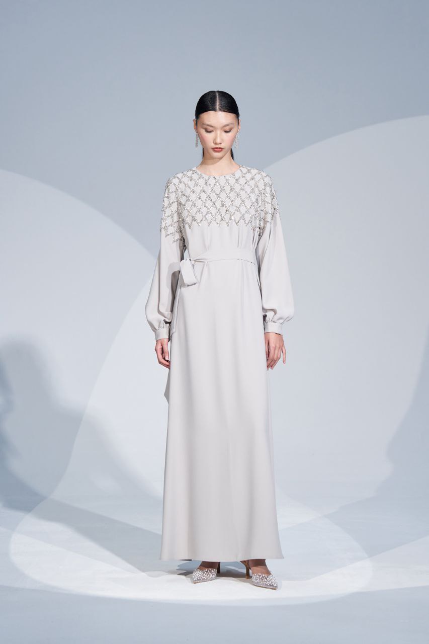 Luxurious Abaya With Rhinestones - Available in Three Color - Glamourous Grace