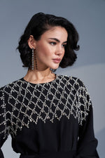 Luxurious Abaya With Rhinestones - Available in Three Color - Glamourous Grace