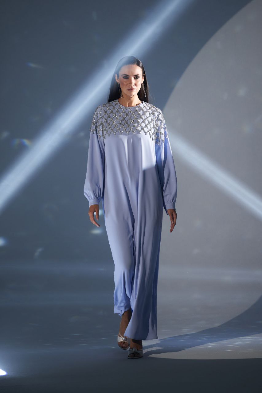 Luxurious Abaya With Rhinestones - Available in Three Color - Glamourous Grace