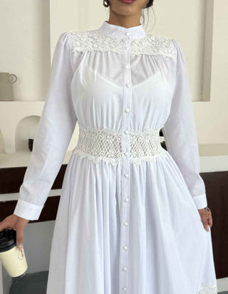 Shop Elegant Maxi Dresses with Lace & Button Front Designs - By Baano