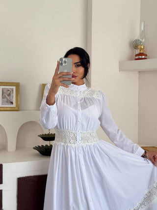 Shop Elegant Maxi Dresses with Lace & Button Front Designs - By Baano