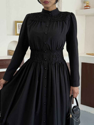 Shop Elegant Maxi Dresses with Lace & Button Front Designs - By Baano