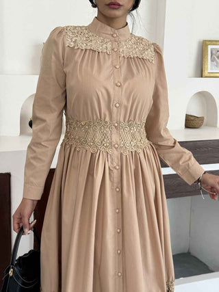 Shop Elegant Maxi Dresses with Lace & Button Front Designs - By Baano