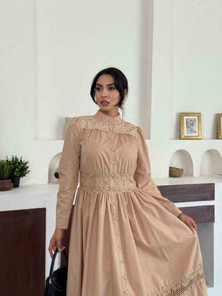 Shop Elegant Maxi Dresses with Lace & Button Front Designs - By Baano