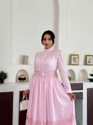 Shop Elegant Maxi Dresses with Lace & Button Front Designs - By Baano