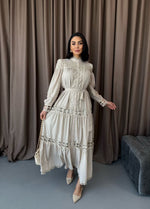 Amina Lace Design Maxi Dress - Summer is Calling - Beautiful Temple Dress - By Baano