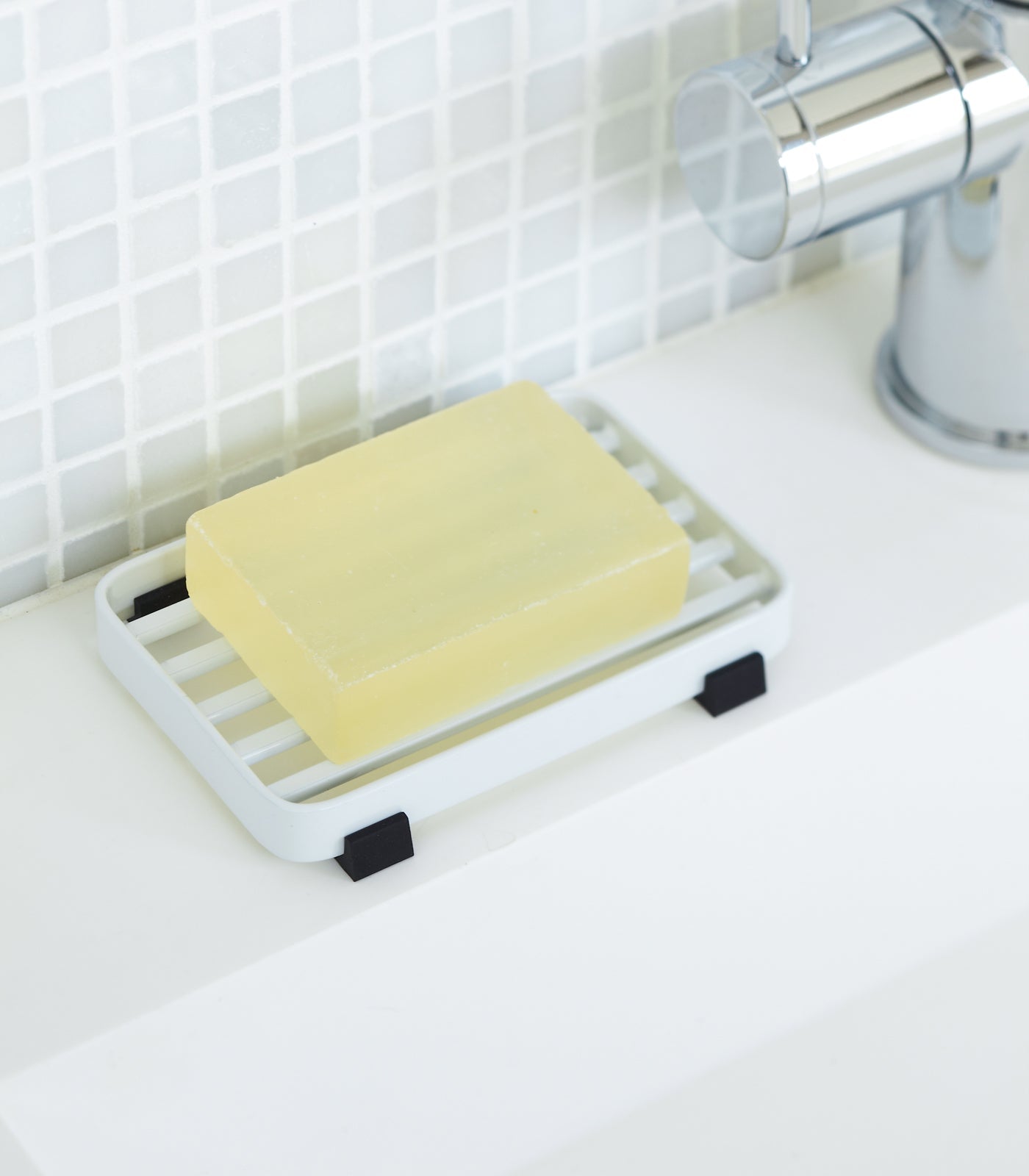Slotted Soap Tray - Steel - By Baano