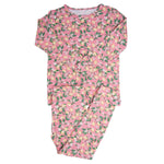 Pink Lemon Floral Print Big Kid Pajama Set - By Baano
