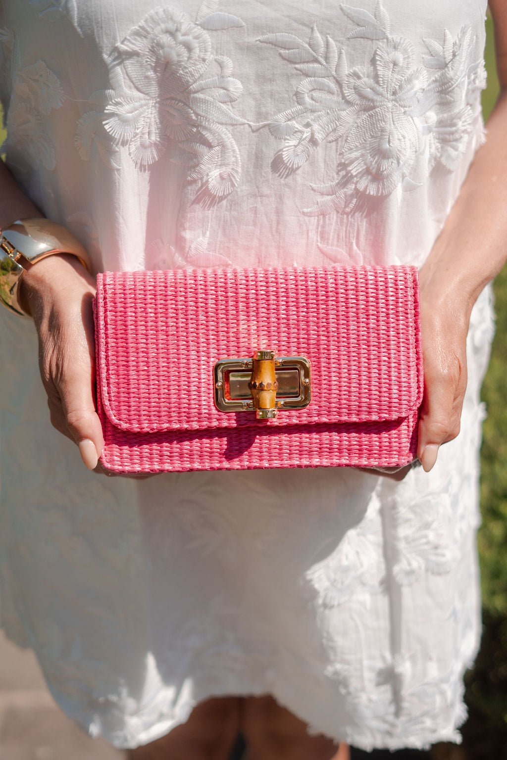 Pink Lilly Clutch