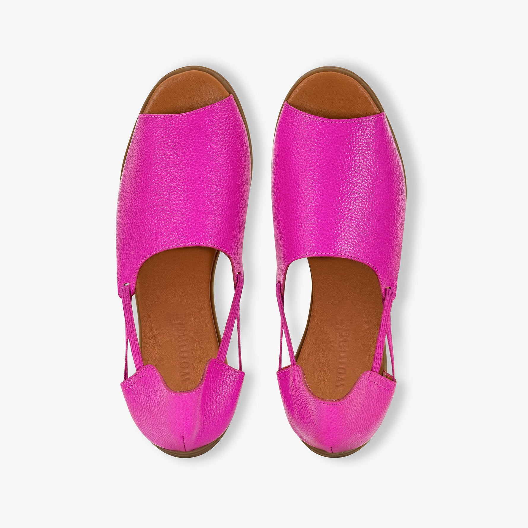 Royal Fuchsia Peep Toes - By Baano