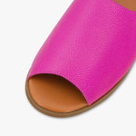 Royal Fuchsia Peep Toes - By Baano