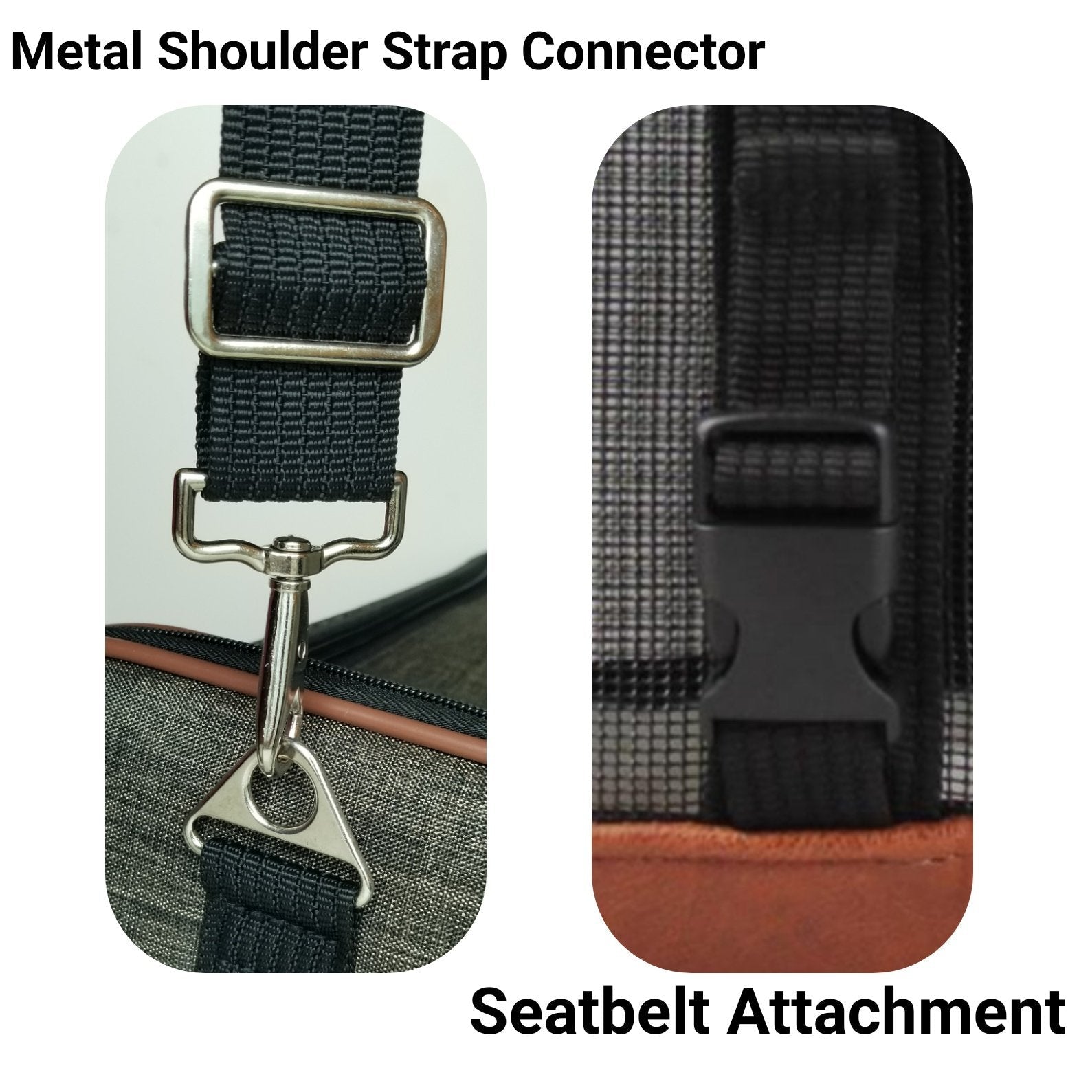 Mr. Peanut's Rhodium Series Mini Size Soft Sided Pet Carrier - Note Sizing in Description Mr. Peanut's Pet Carriers