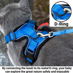 Mr. Peanut's PurrTrek Reflective Cat Harness with Matching Leash - By Baano