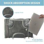 Mr. Peanut's Monterey Series Airline Compliant Horizontal Backpack Pet Carrier - By Baano