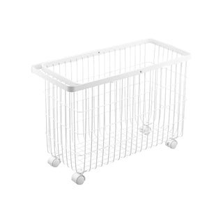 Rolling Wire Basket (14.8" H)  - Steel - By Baano