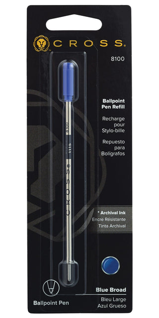 Ballpoint Pen Refill - Blue - Broad - Single Pack - By Baano