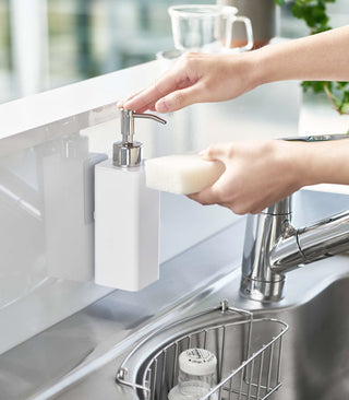 Traceless Adhesive Soap Dispenser - By Baano