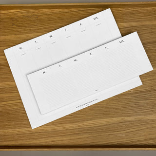 Keyboard Planners edged in Gold, Yellow, or Blush - By Baano